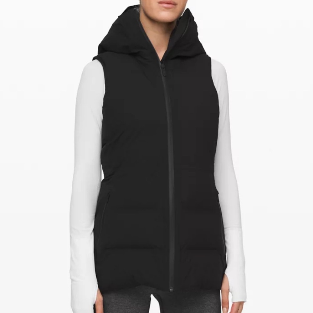 lululemon athletica Black Hooded Vest